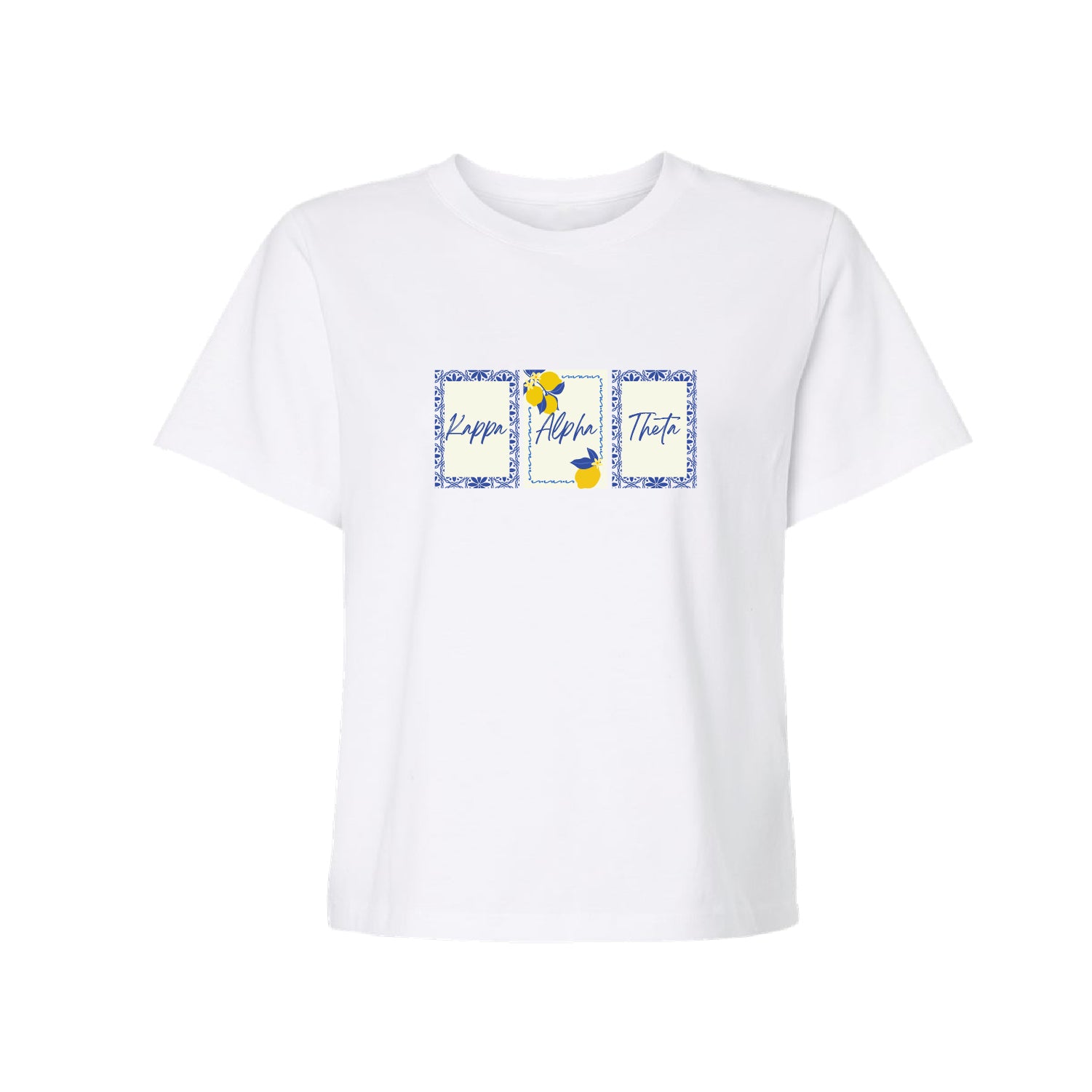 Italian Tiles Boxy Tee