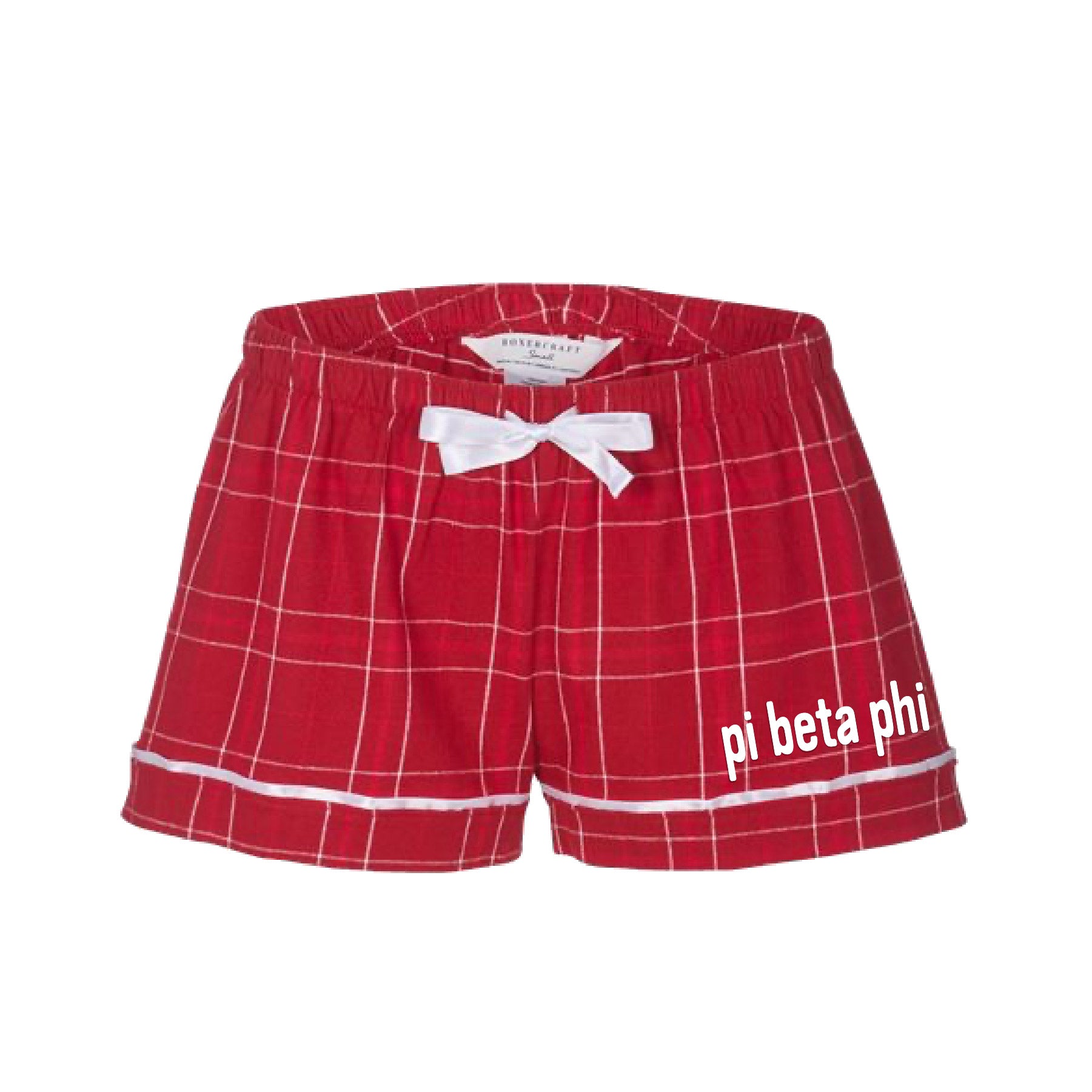 Pi Beta Phi Christmas Sisterhood Flannel PJ Short - Group Order