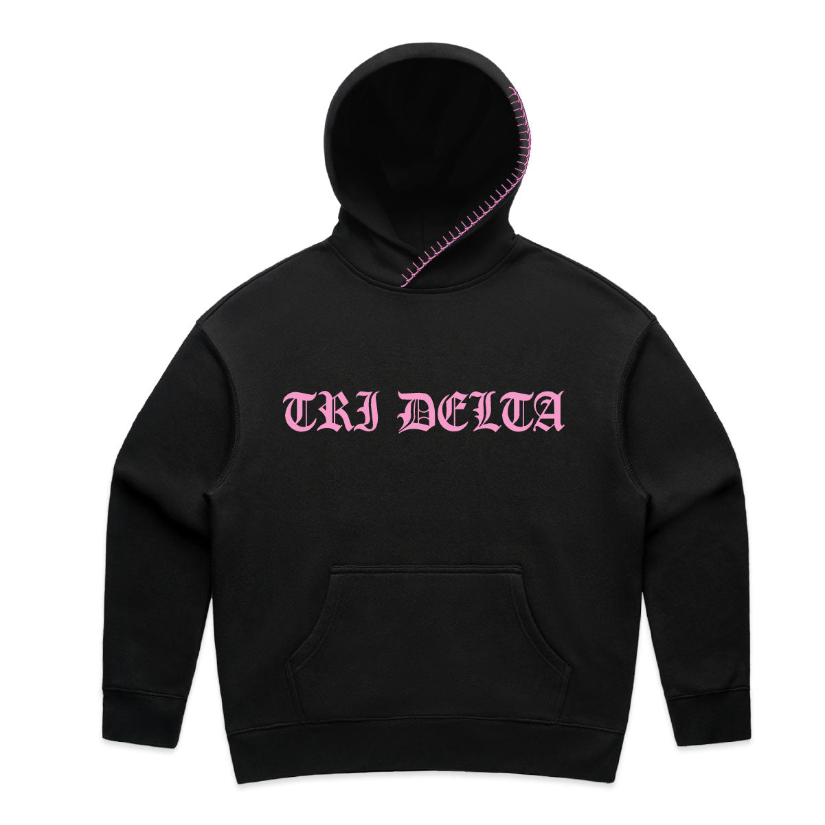 Tri Delta Gothic Script Hoodie