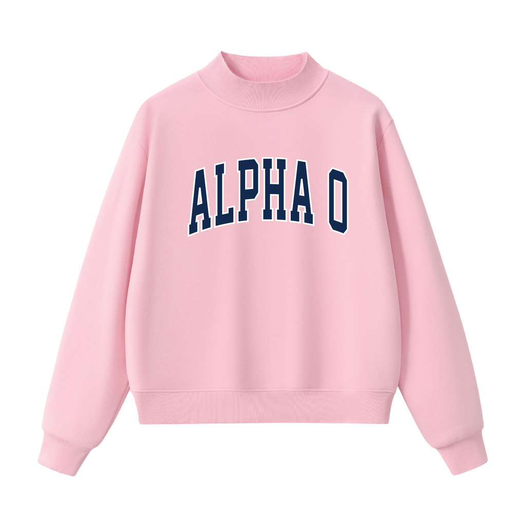 Alpha O  Essential Mock Neck