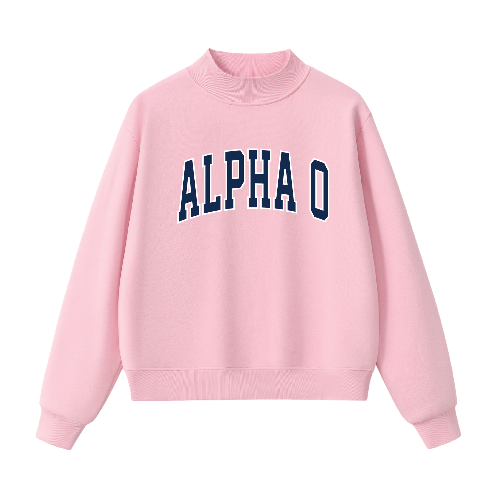 Alpha O  Essential Mock Neck
