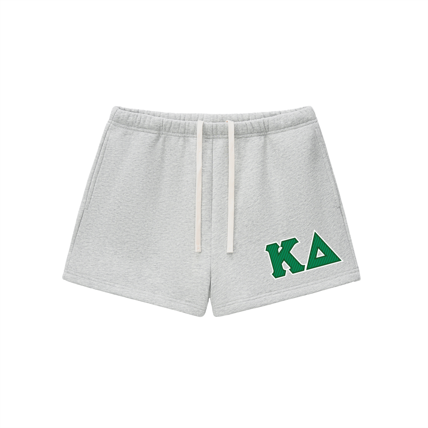 Kappa Delta Striped Letters Fleece Short
