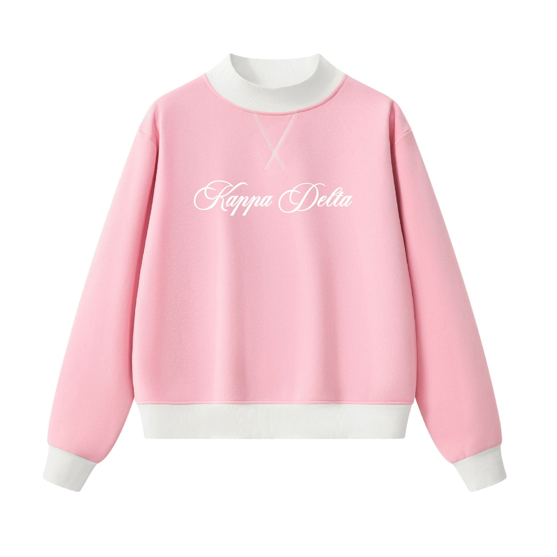 Kappa Delta  Script Mock Neck