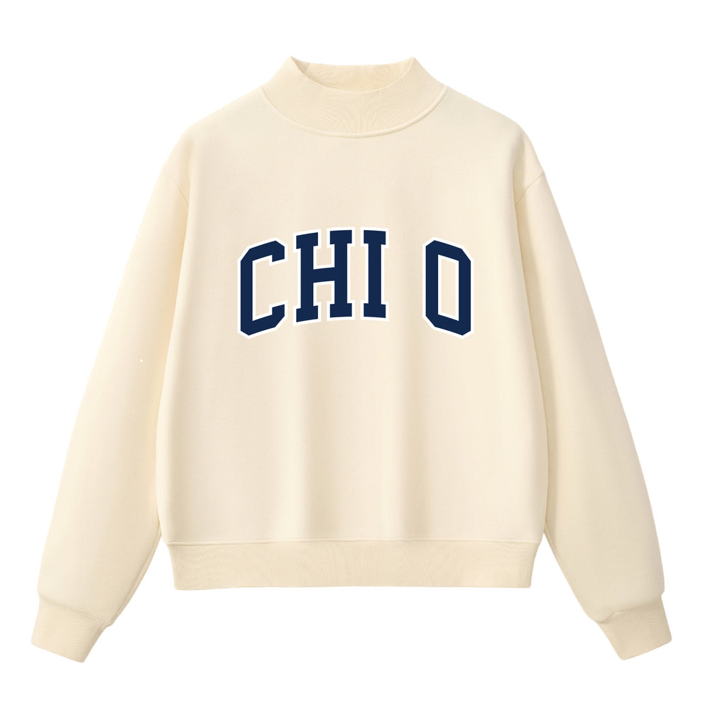 Chi O Essential Mock Neck