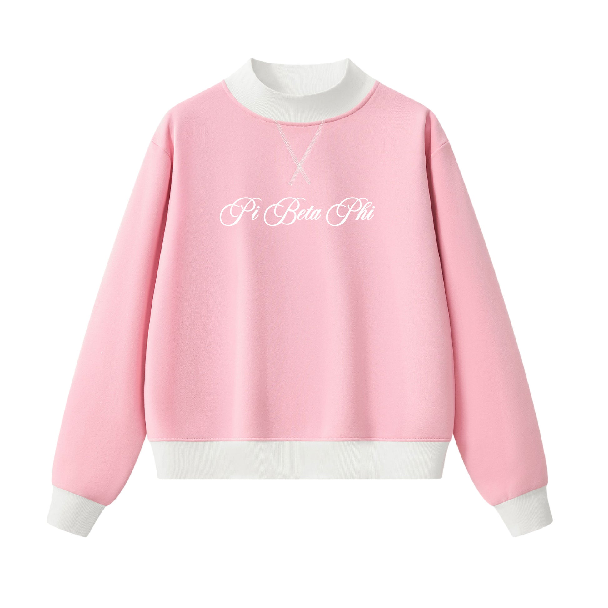 Pi Beta Phi Script Mock Neck