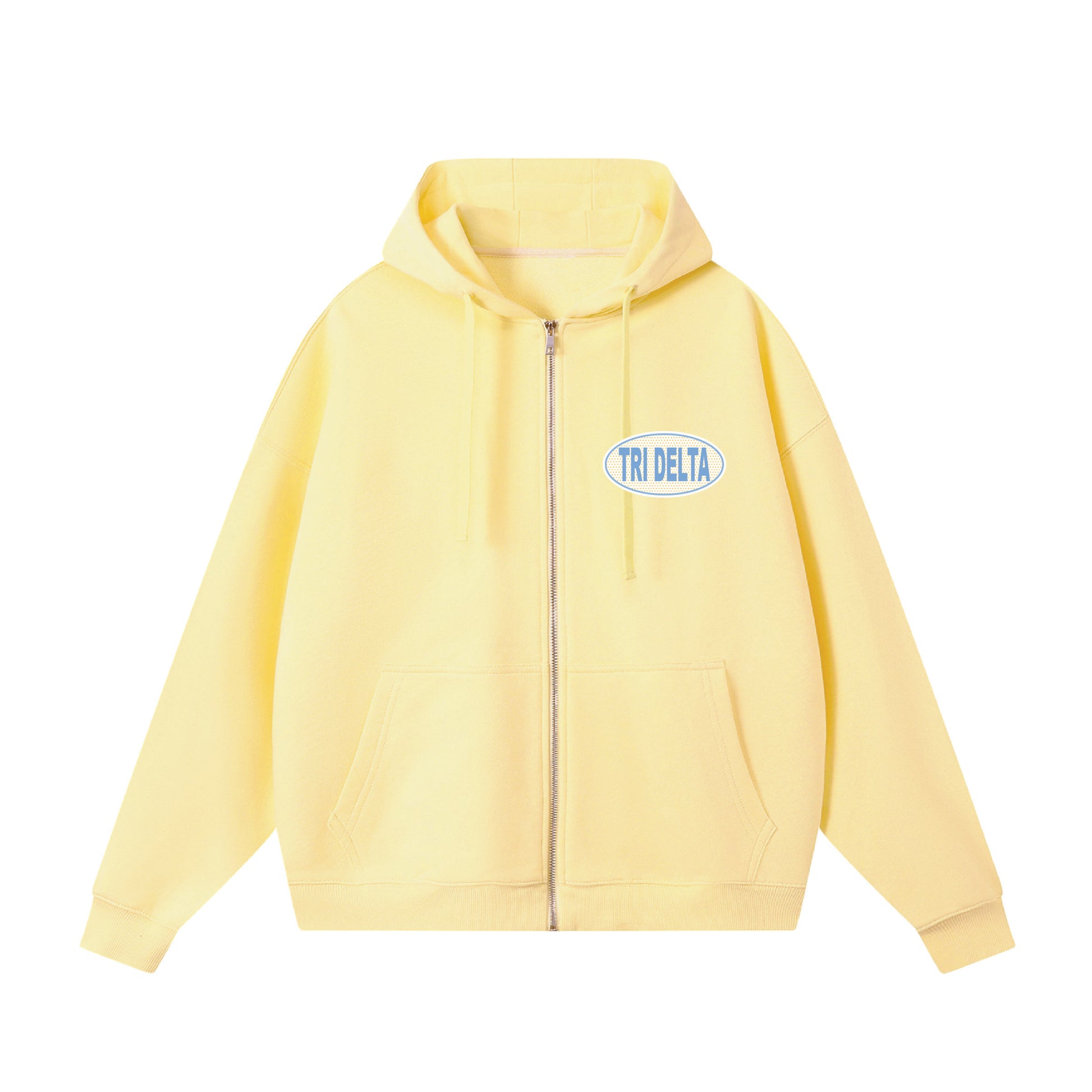 Tri Delta Banner Zip Hoodie
