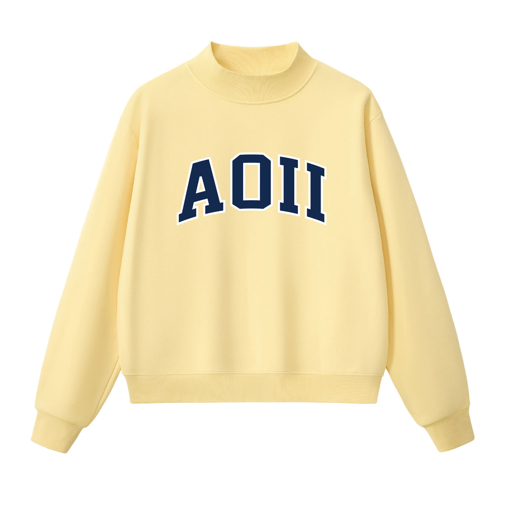 AOPi  Essential Mock Neck