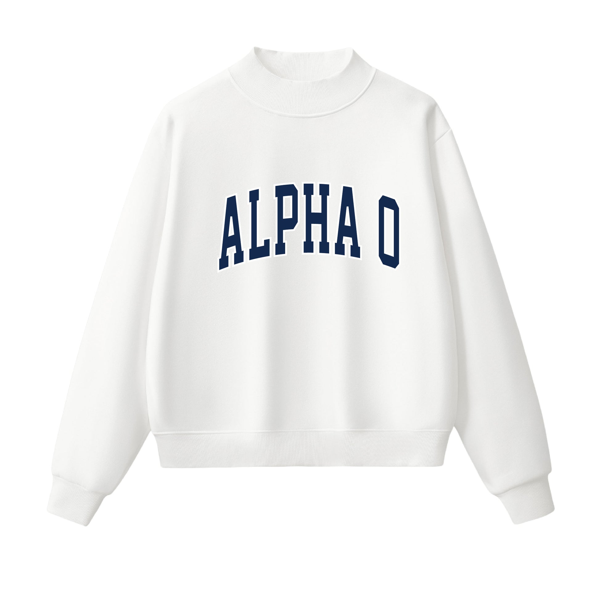 Alpha O  Essential Mock Neck