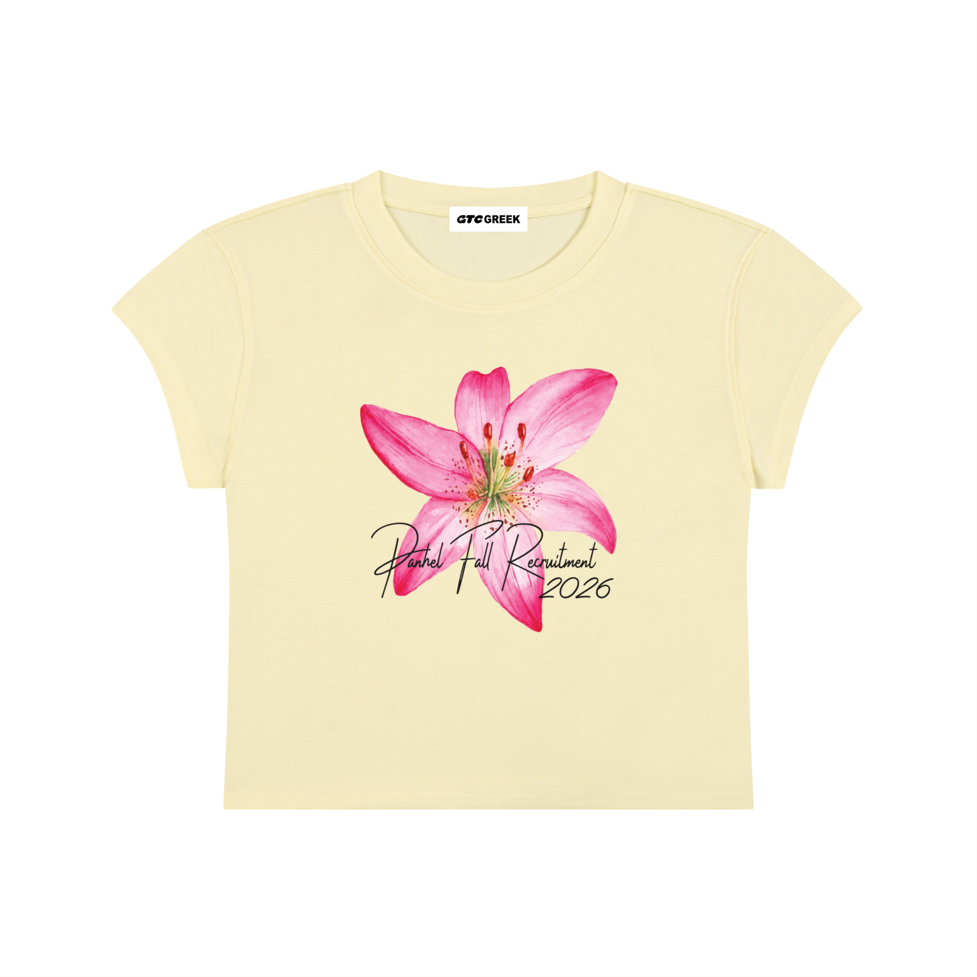 Panhel 2026 Lily Baby Tee