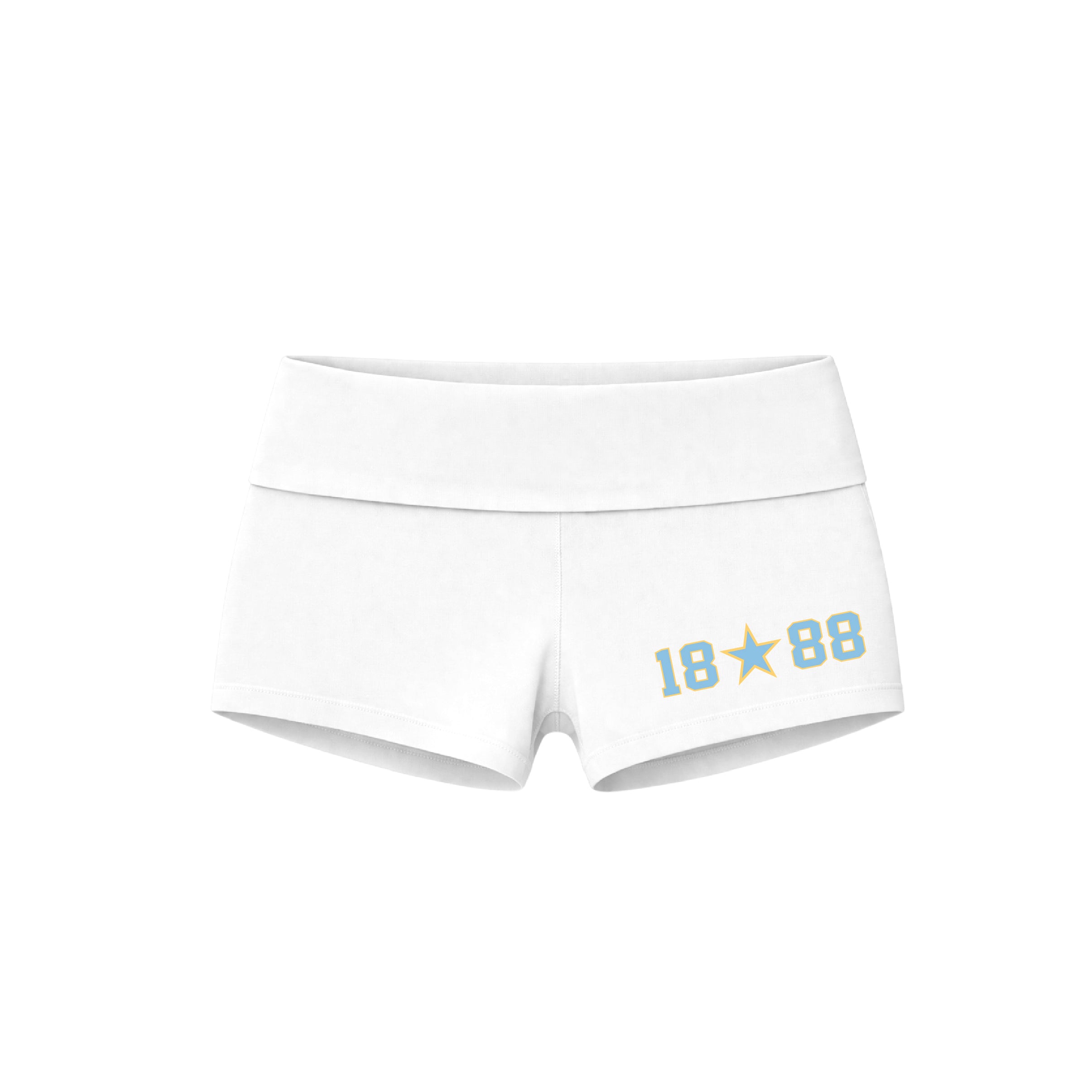 1888 Fold Over Waistband Yoga Short – GTC Greek