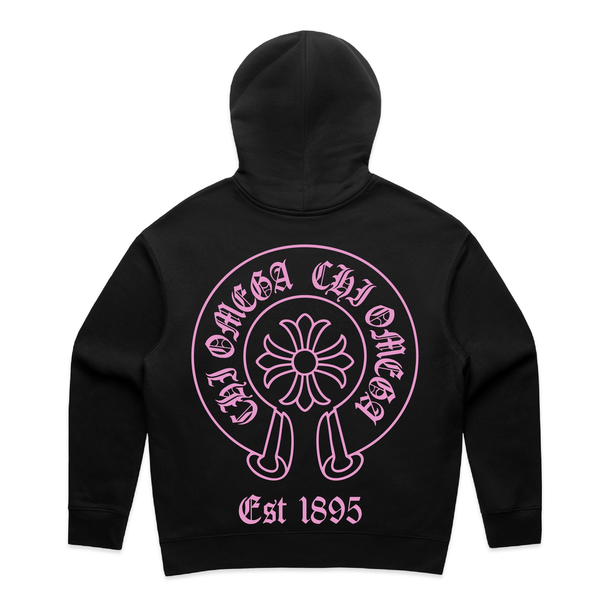 Chi Omega Gothic Script Hoodie