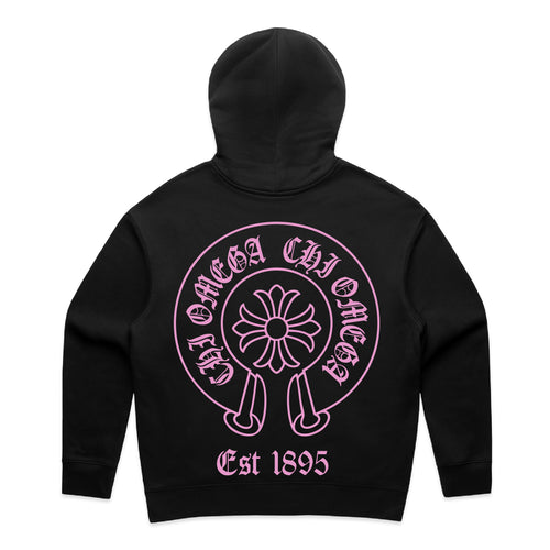 Chi Omega Gothic Script Hoodie