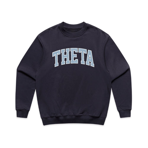 Denim Appliqué Crewneck