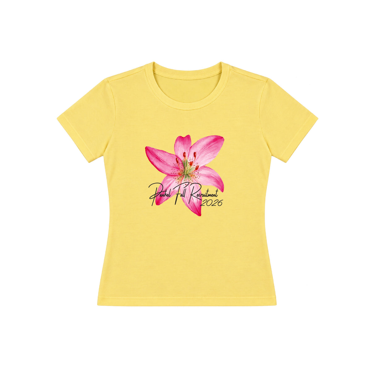 Panhel Fall 2026 Lily Baby Tee