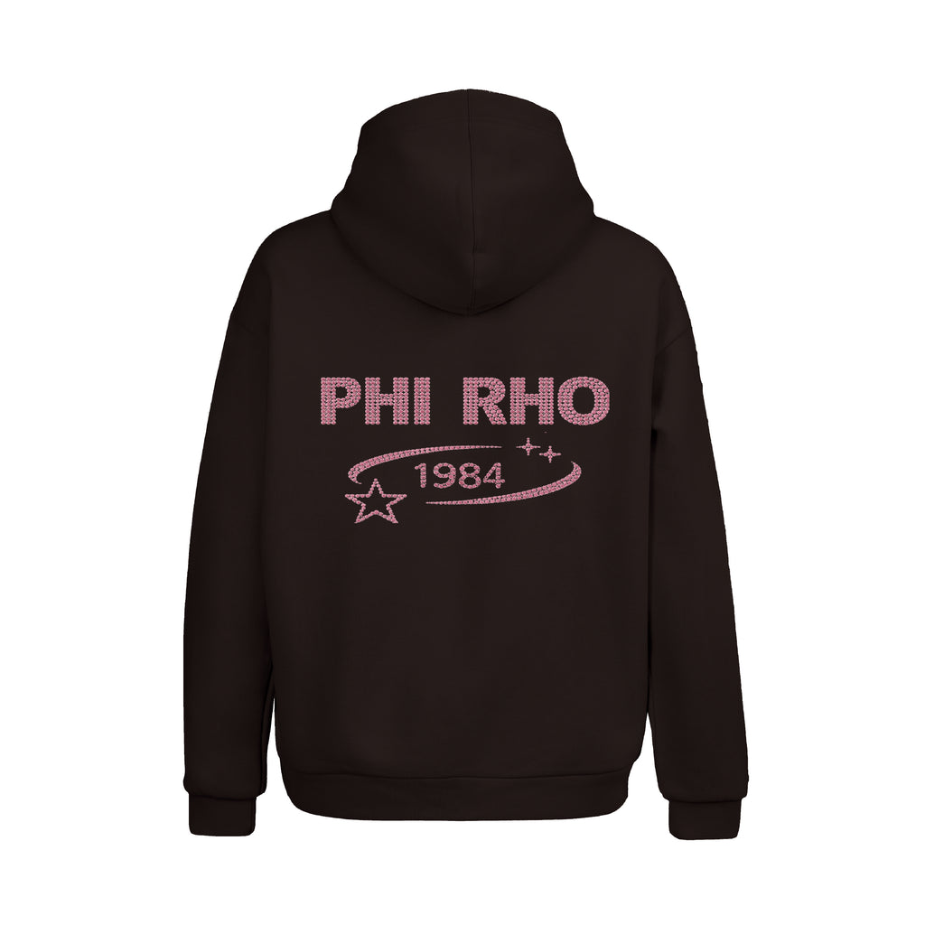 Phi Rho Rhinestone Hoodie