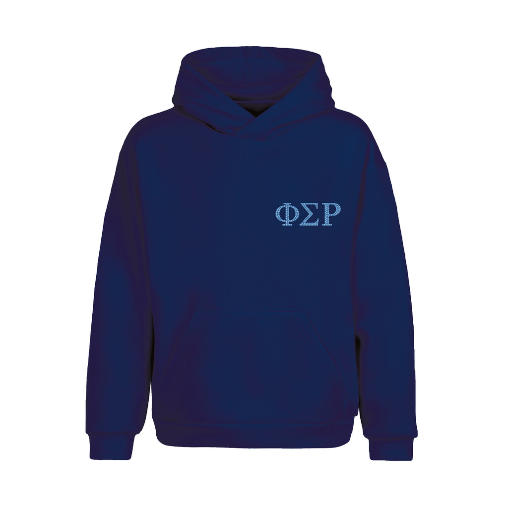 Phi Rho Rhinestone Hoodie