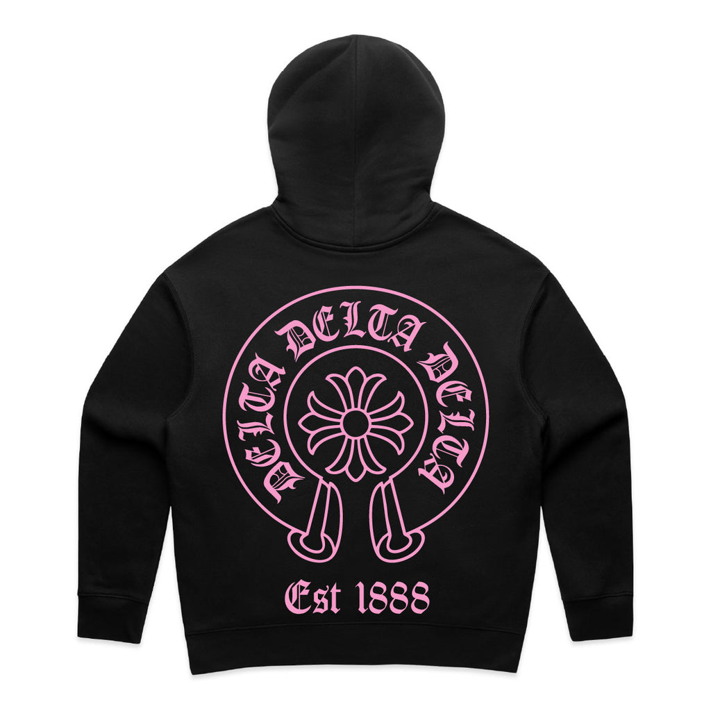 Tri Delta Gothic Script Hoodie
