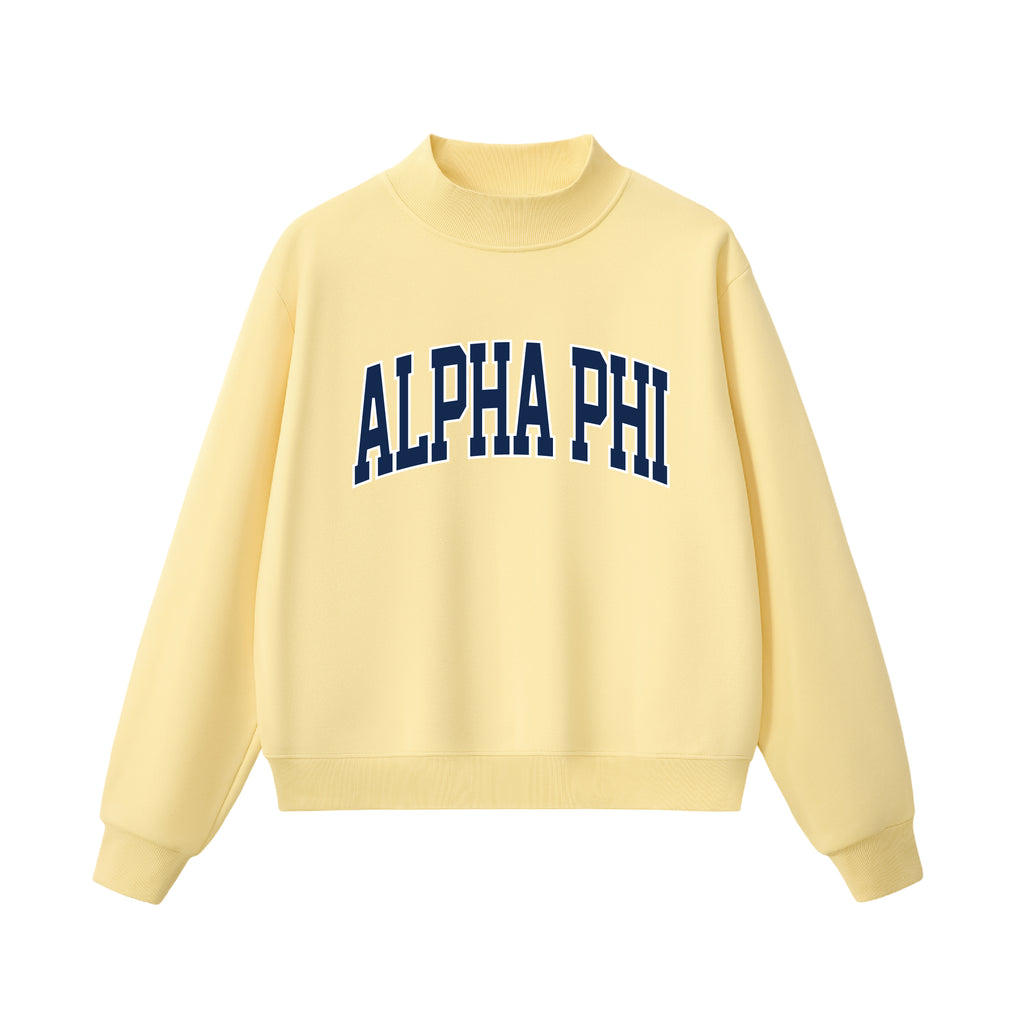 Alpha Phi  Essential Mock Neck