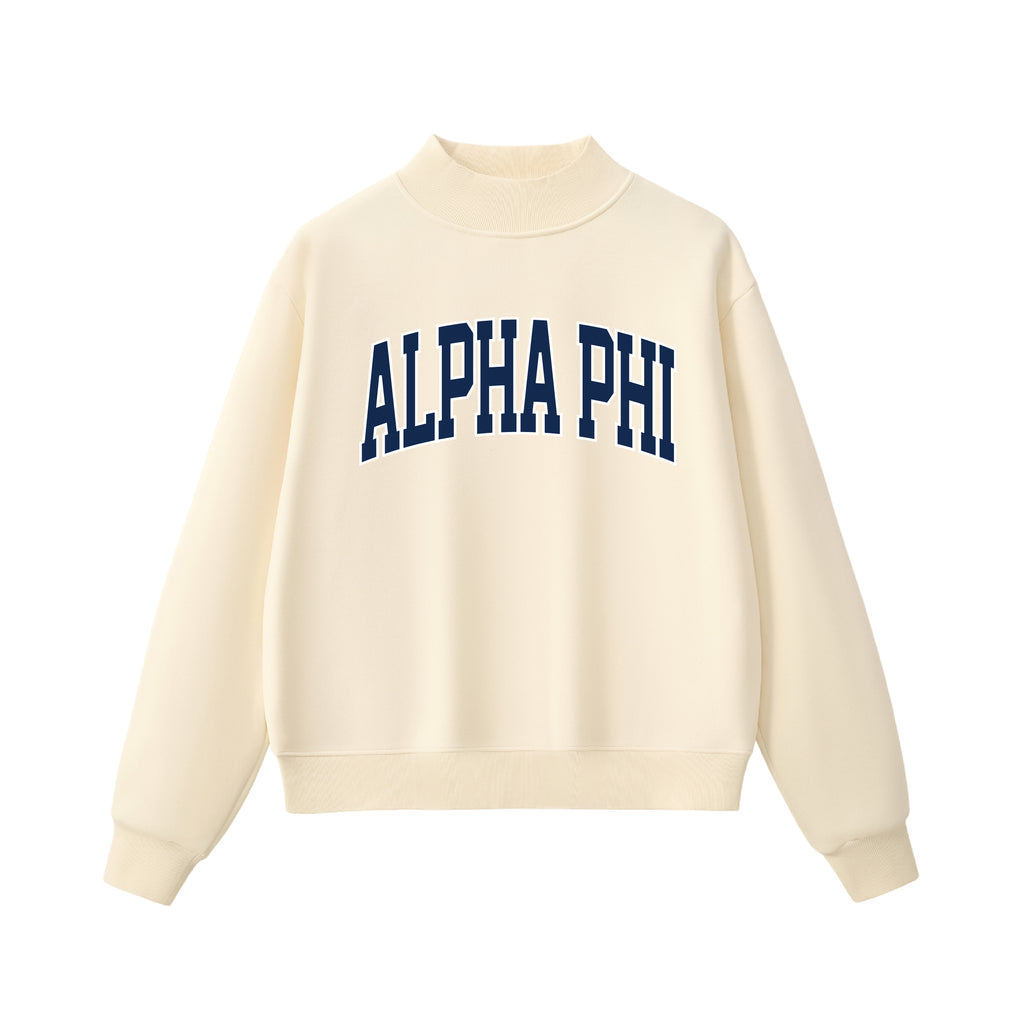 Alpha Phi  Essential Mock Neck