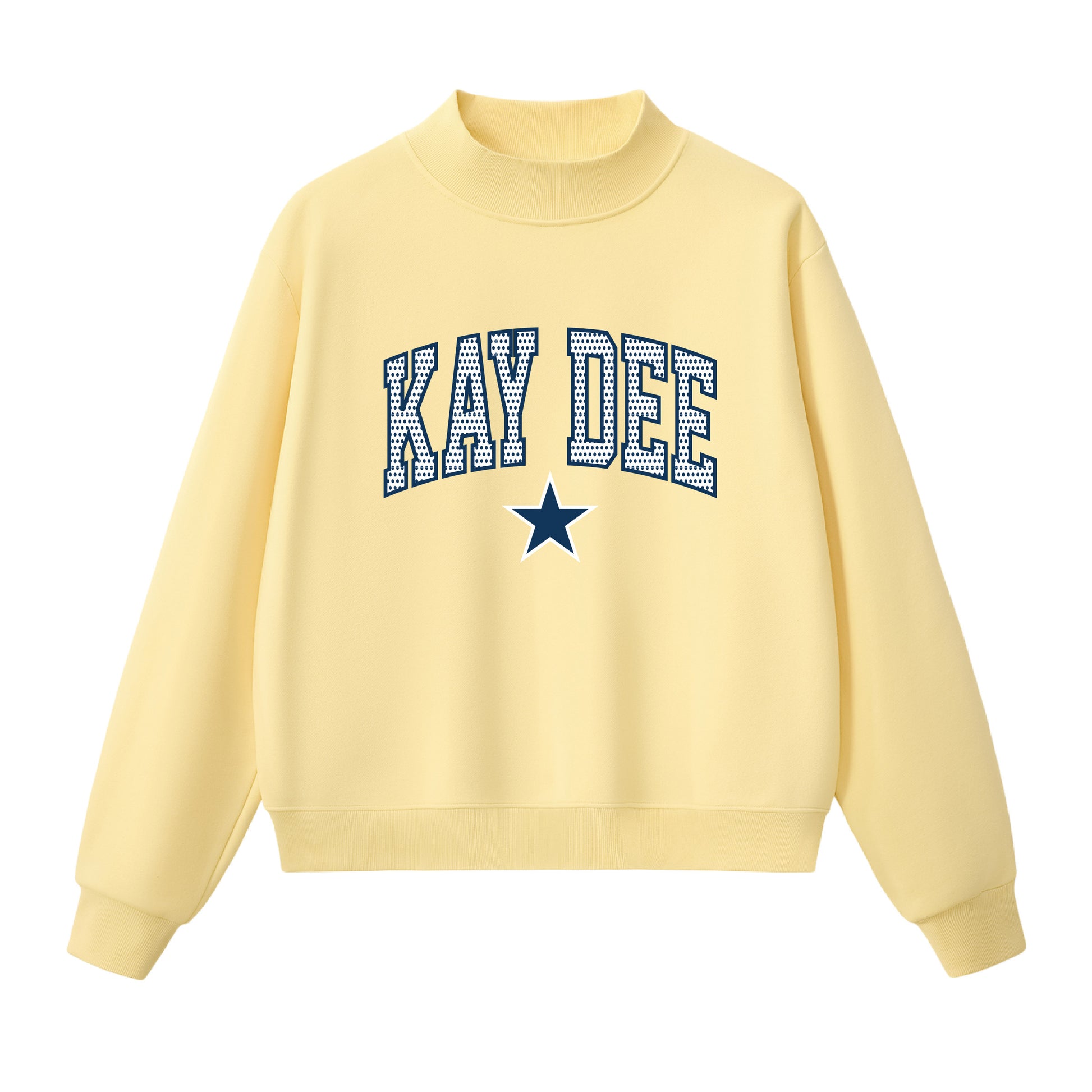 Kappa Delta Polka Dot  Mock Neck