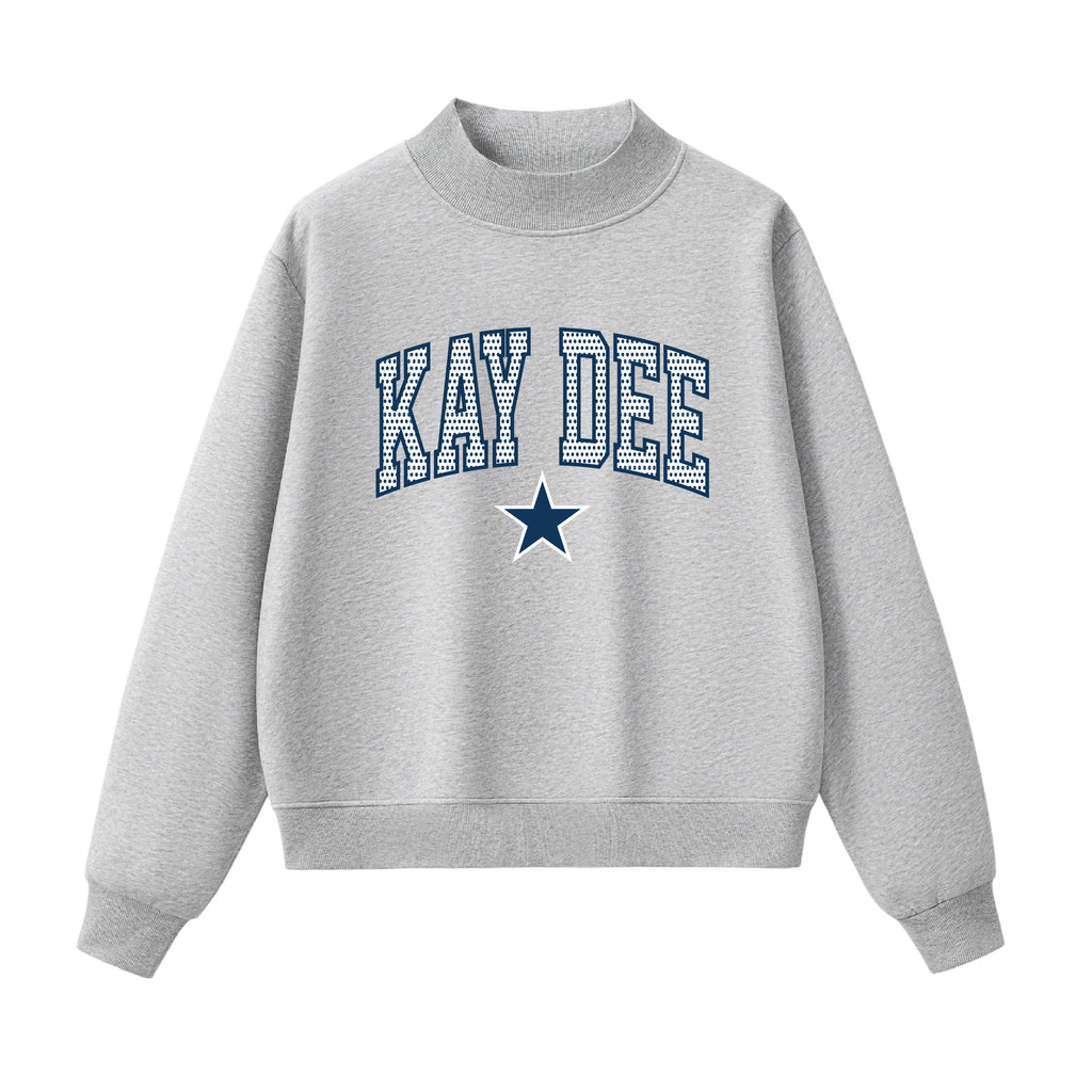 Kappa Delta Polka Dot  Mock Neck