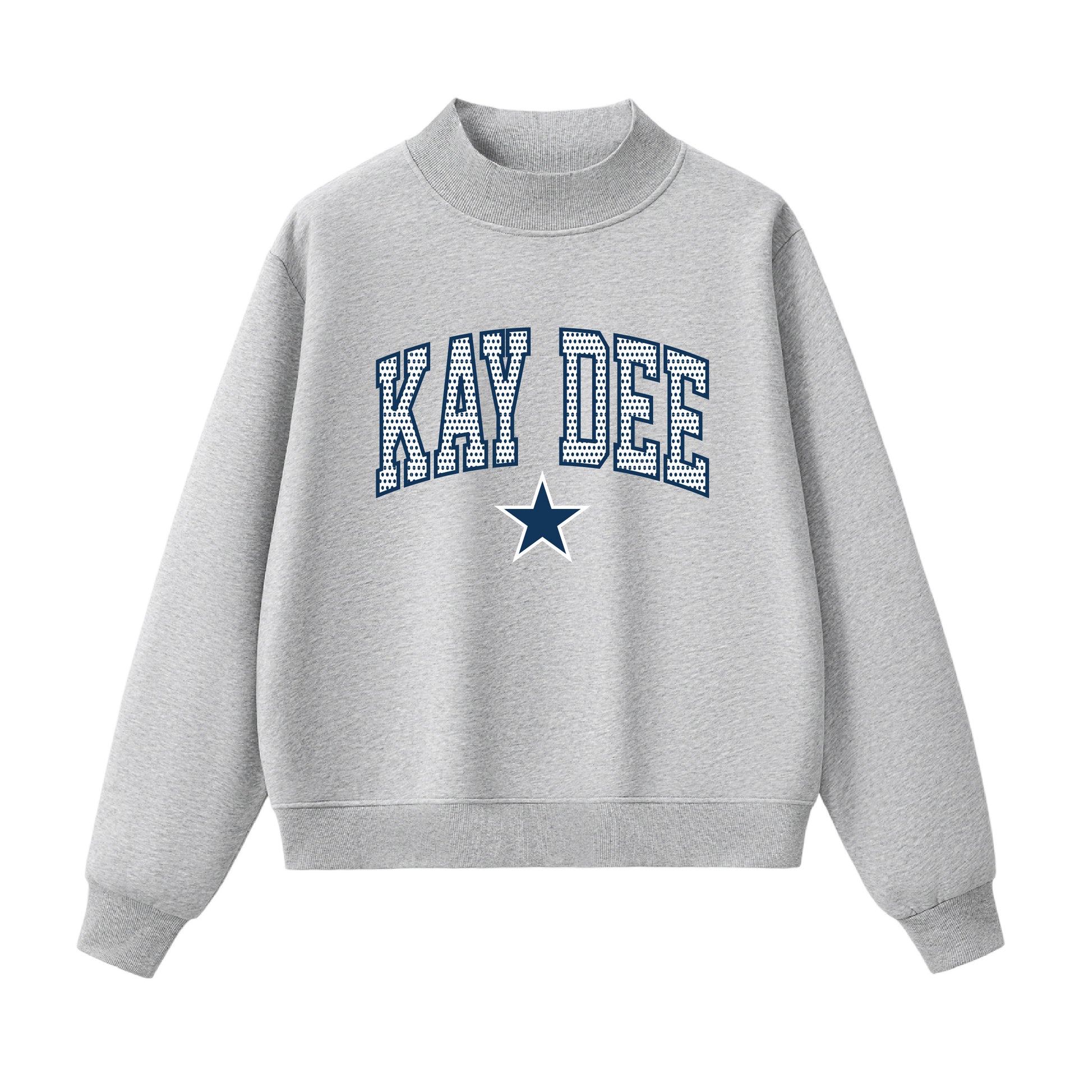 Kappa Delta Polka Dot  Mock Neck