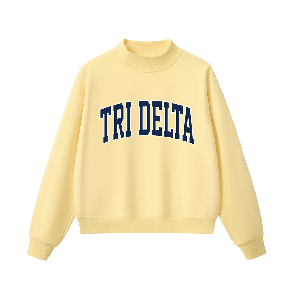 Tri Delta Essential Mock Neck