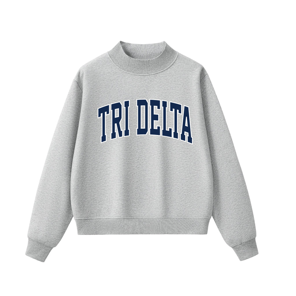Tri Delta Essential Mock Neck