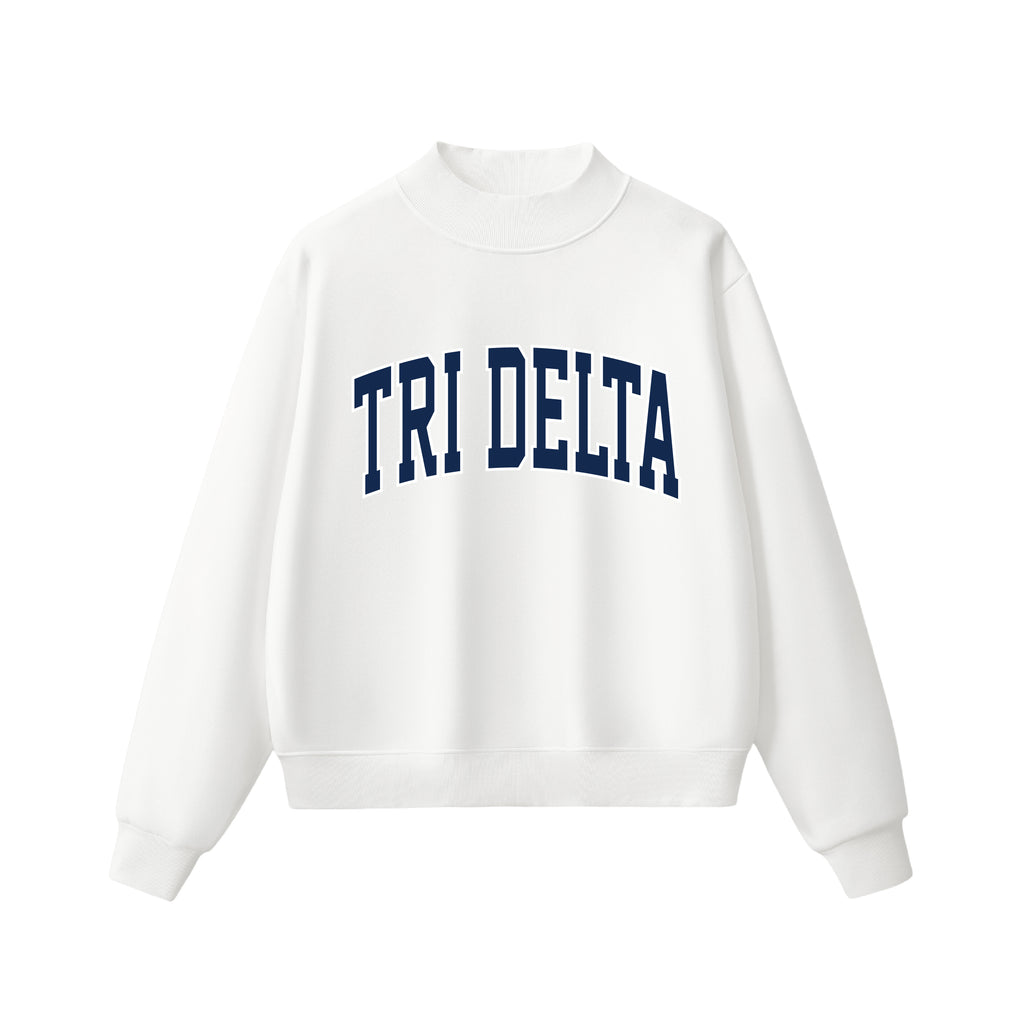 Tri Delta Essential Mock Neck