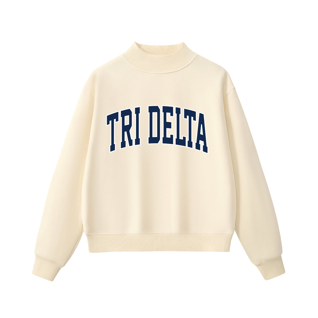Tri Delta Essential Mock Neck