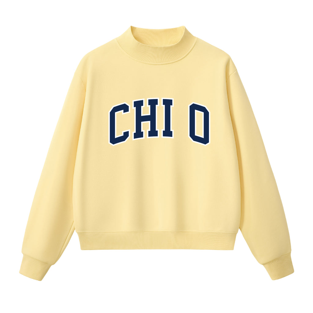 Chi O Essential Mock Neck