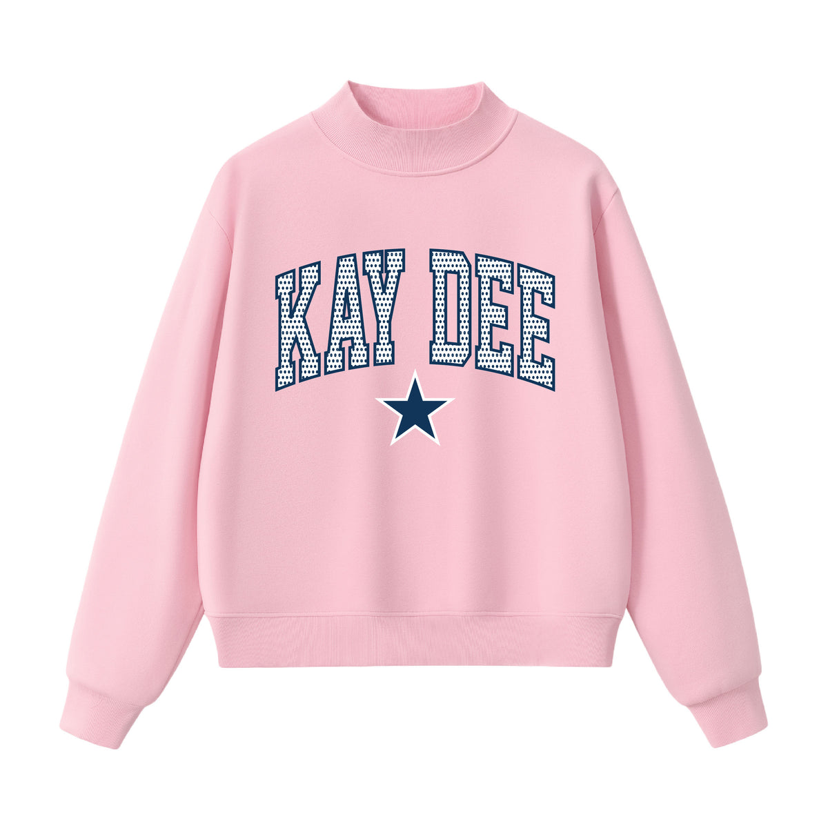 Kappa Delta Polka Dot  Mock Neck