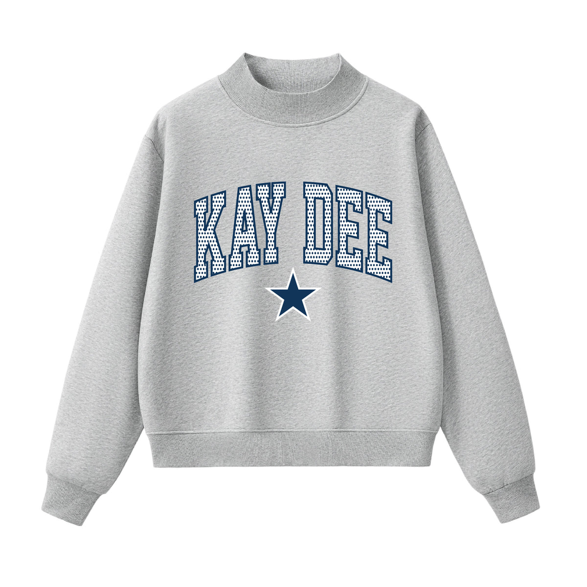 Kappa Delta Polka Dot  Mock Neck