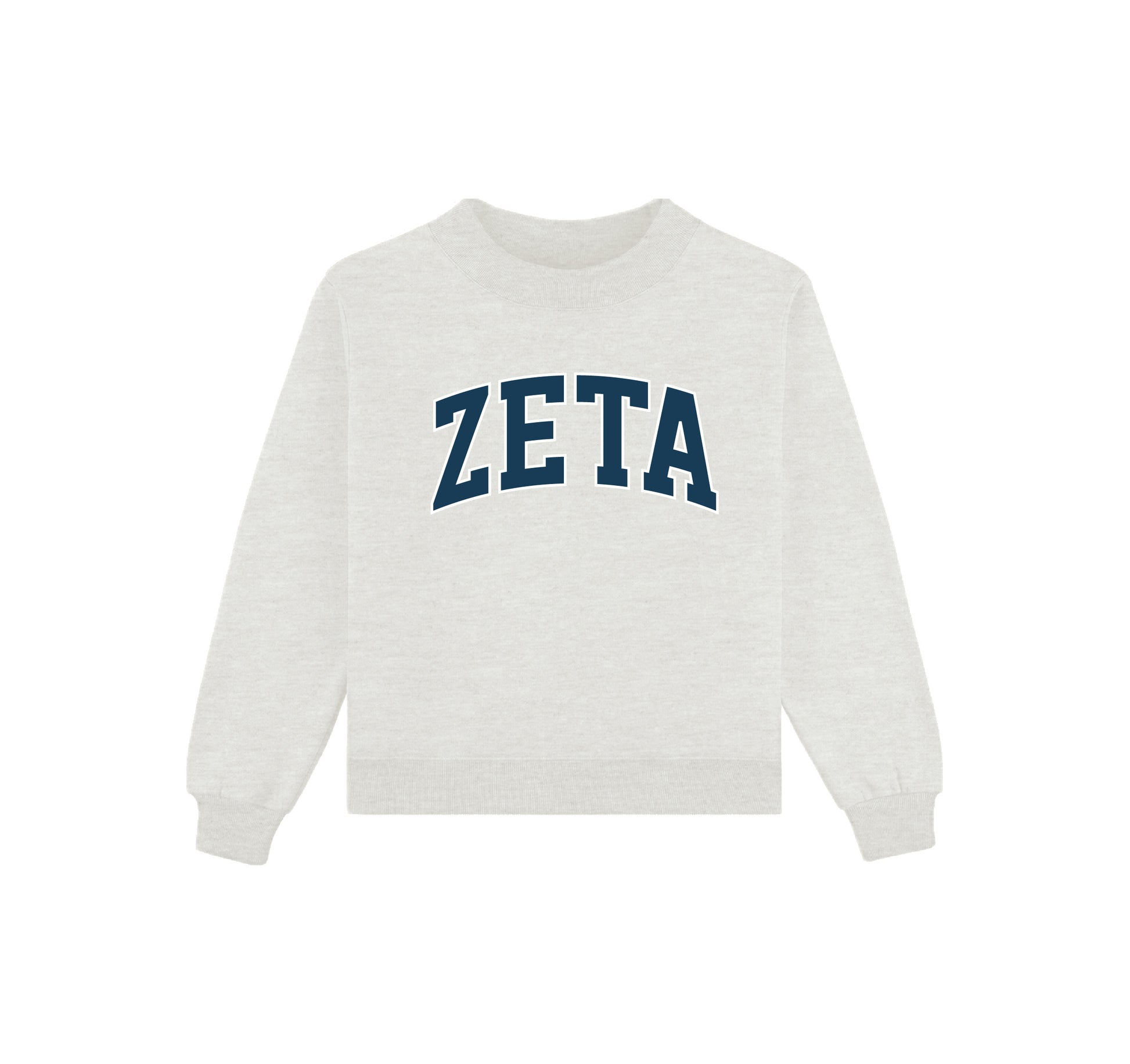 Zeta Appliqué Fleece Mock Neck - GROUP ORDER
