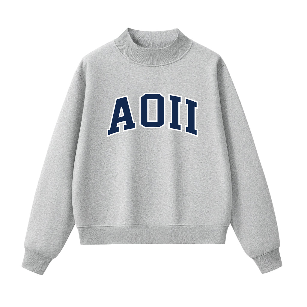 AOPi  Essential Mock Neck
