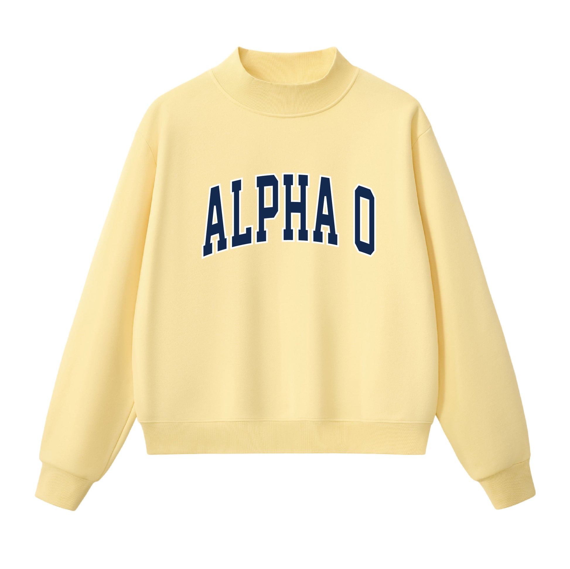 Alpha O  Essential Mock Neck