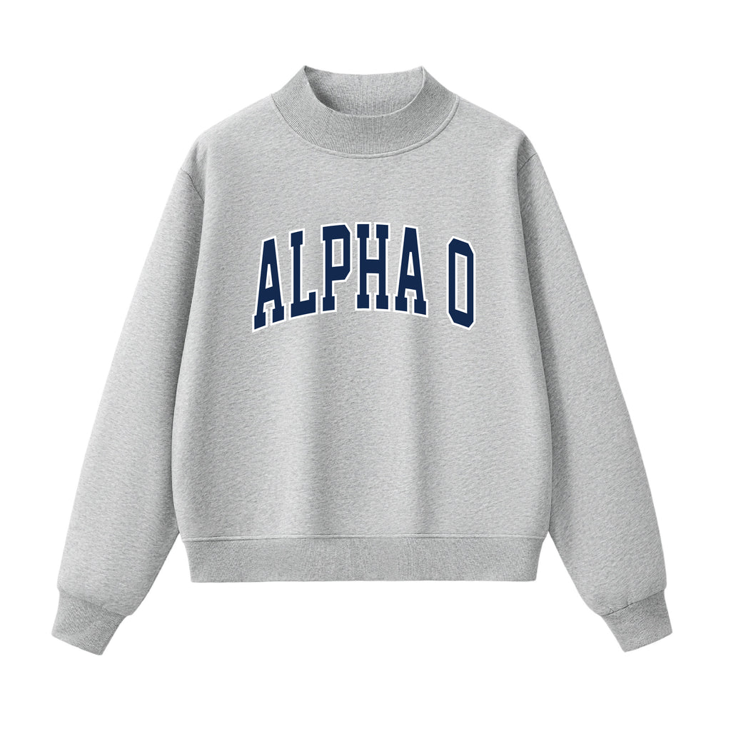 Alpha O  Essential Mock Neck