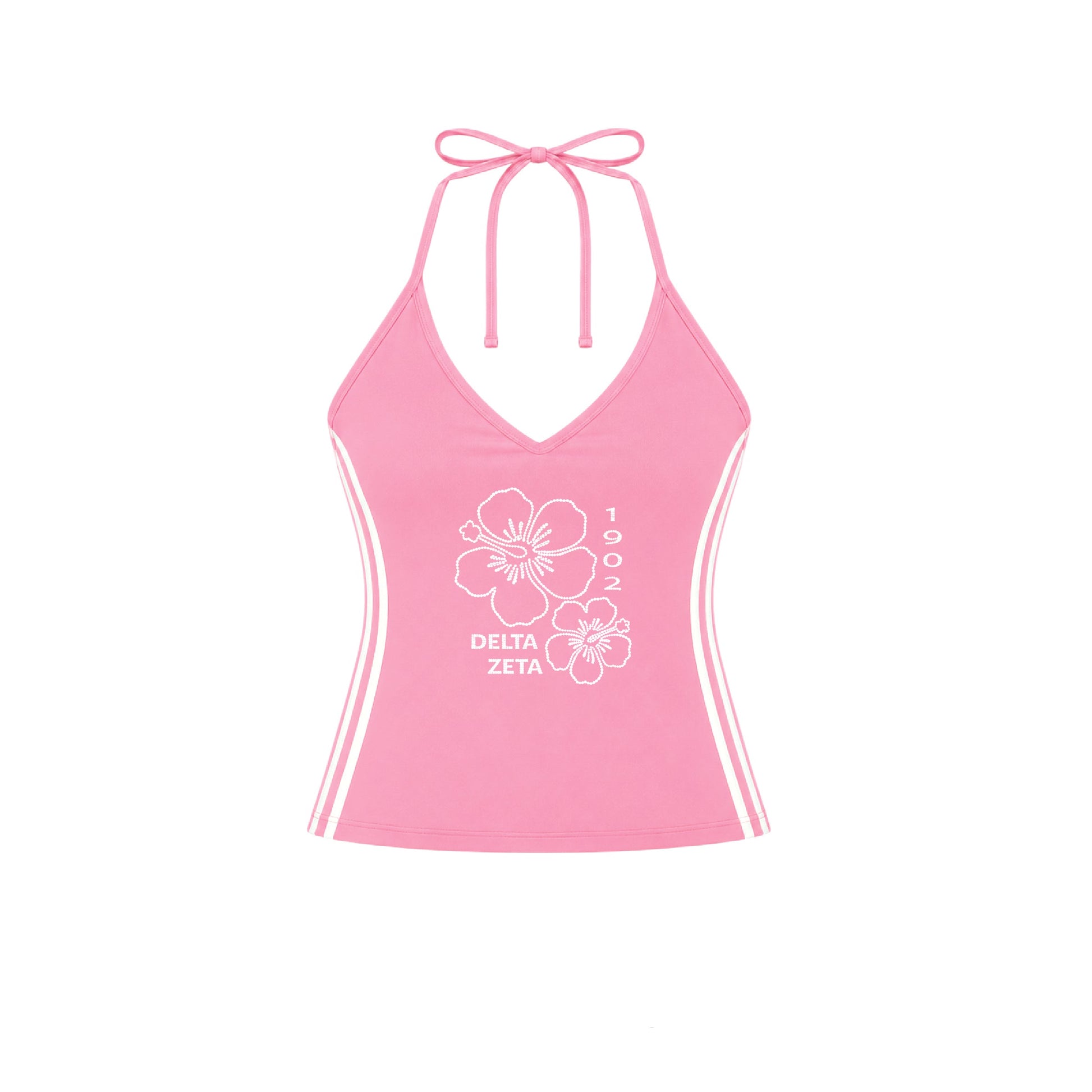 Delta Zeta Hibiscus Halter