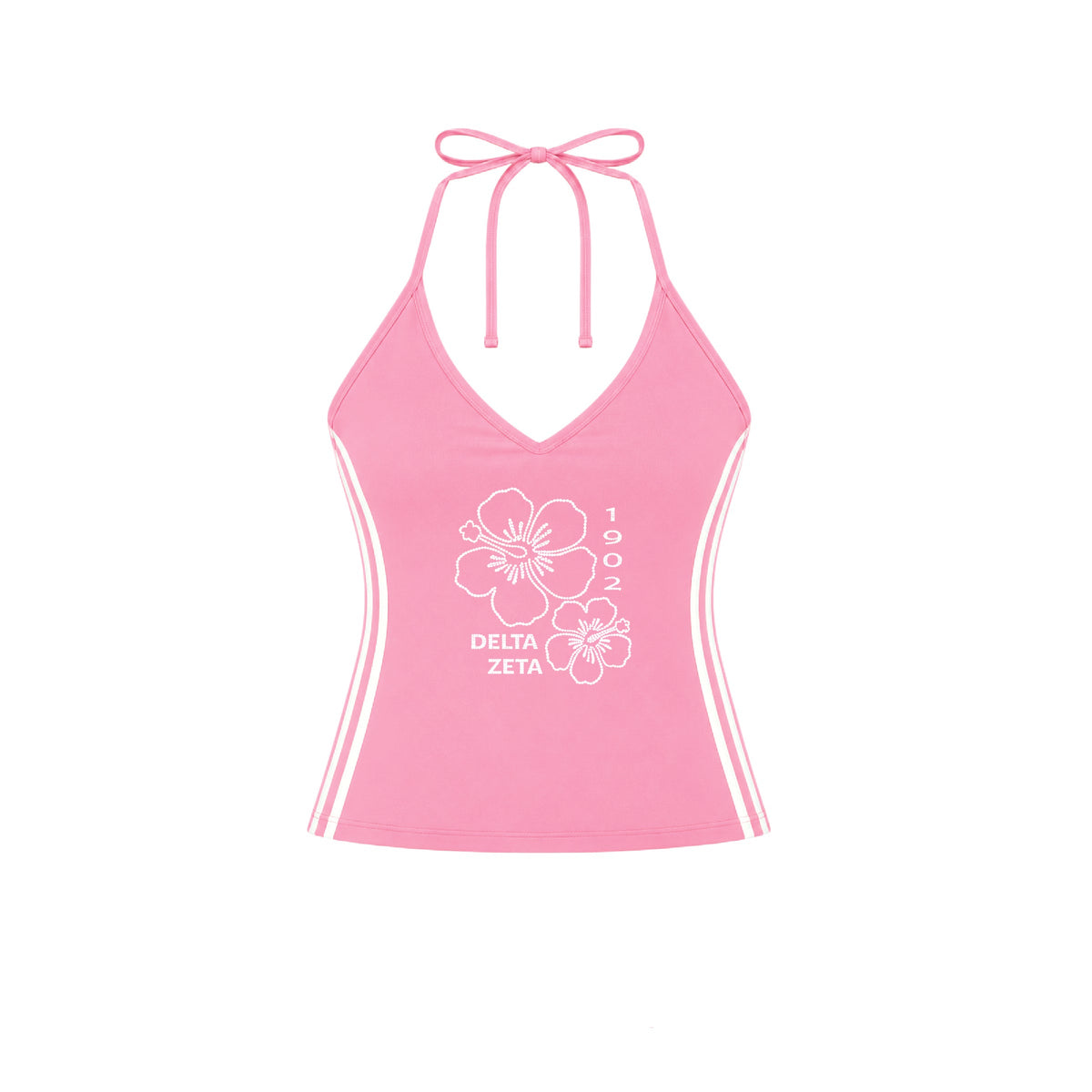 Delta Zeta Hibiscus Halter