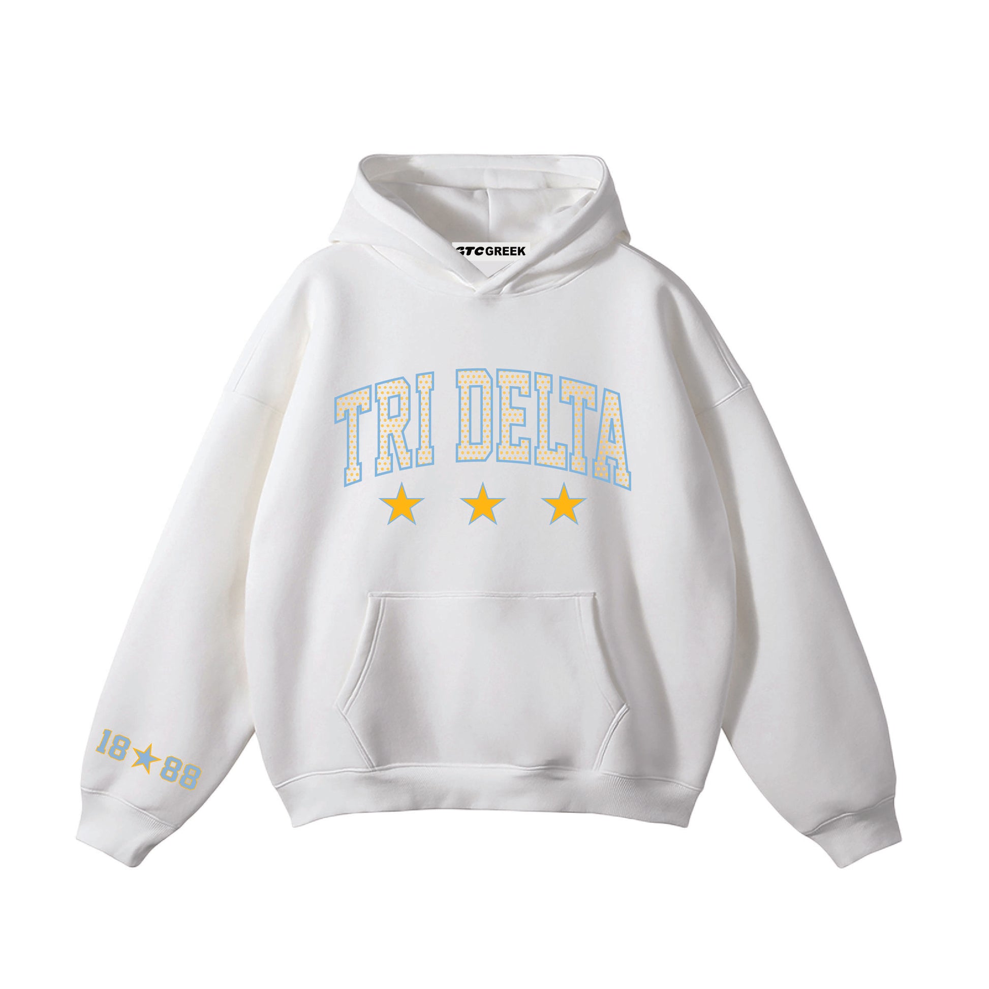 Tri Delta Varsity Star Hoodie