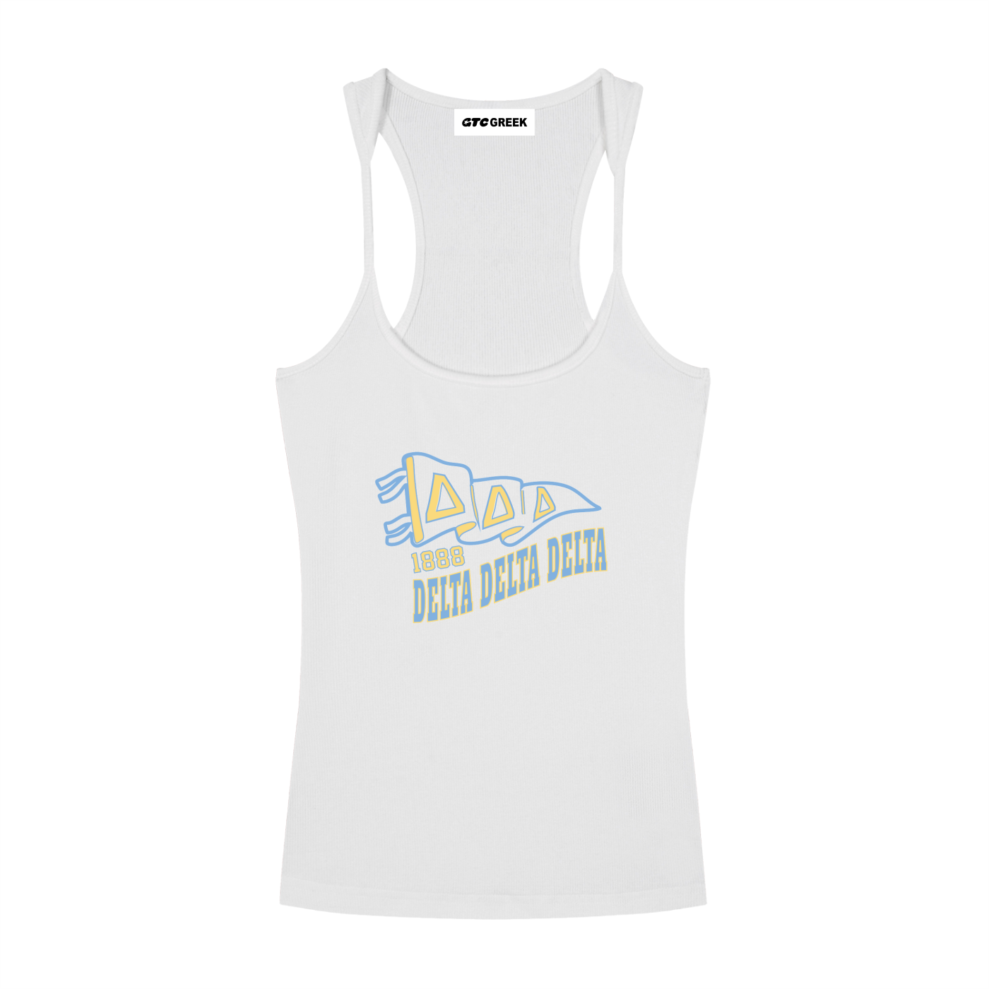 Tri Delta Summer Banner Tank