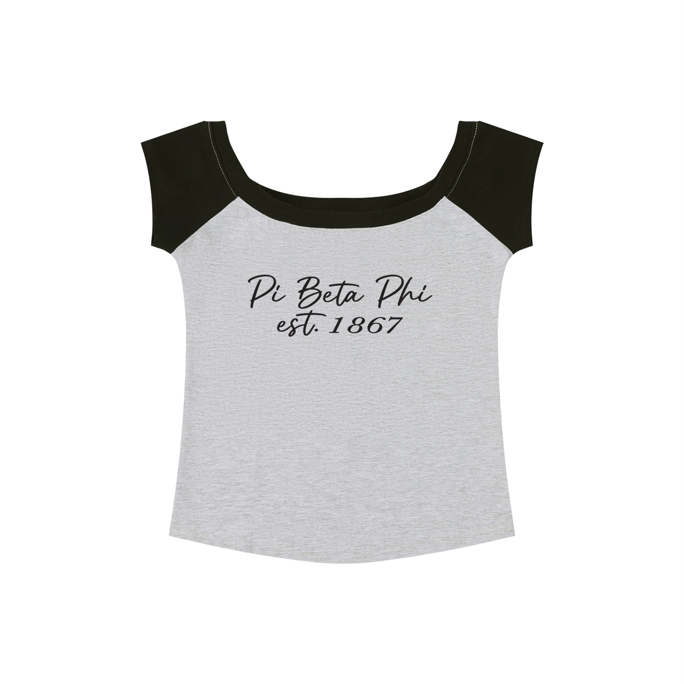 Pi Beta Phi Script Color Block Baby T-Shirt
