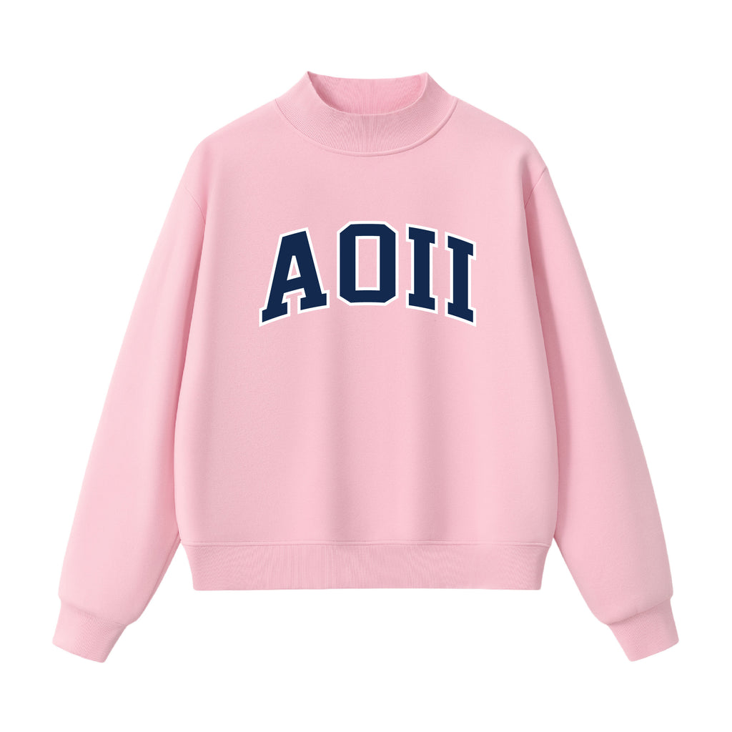 AOPi  Essential Mock Neck