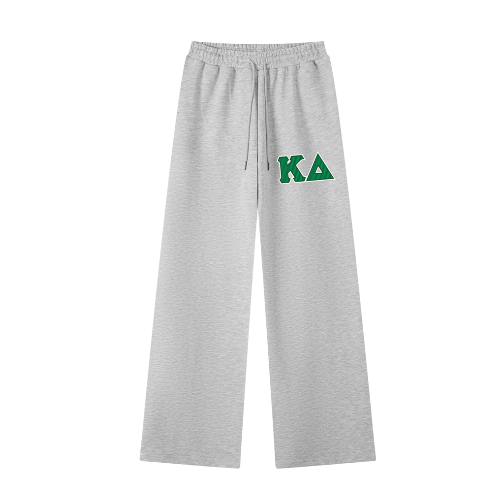 Kappa Delta Striped Letter Wide leg Sweatpants